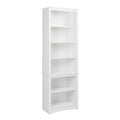 6 Shelf White Bookcase V248