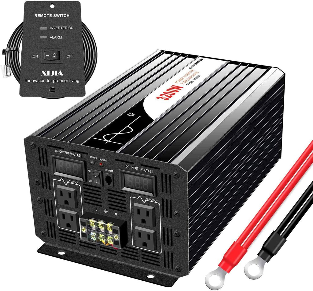 1500W Pure Sine Wave Power Inverter DC 12V AC 120V V1111