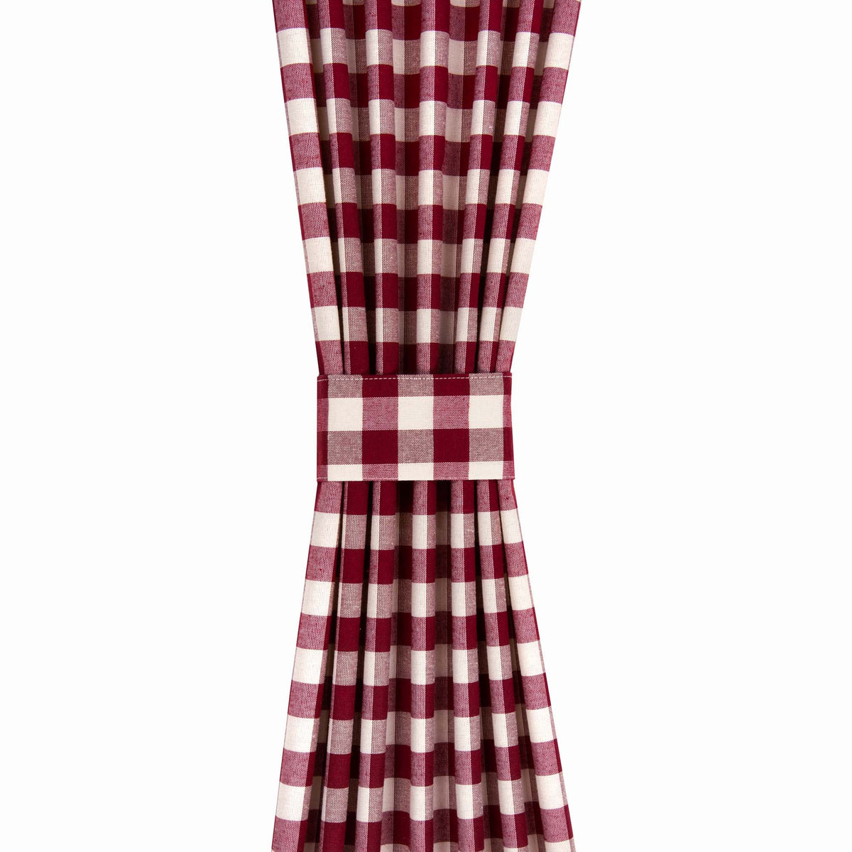 Burgundy French Door Curtain, 54" W x 72" L Single Panel A47200