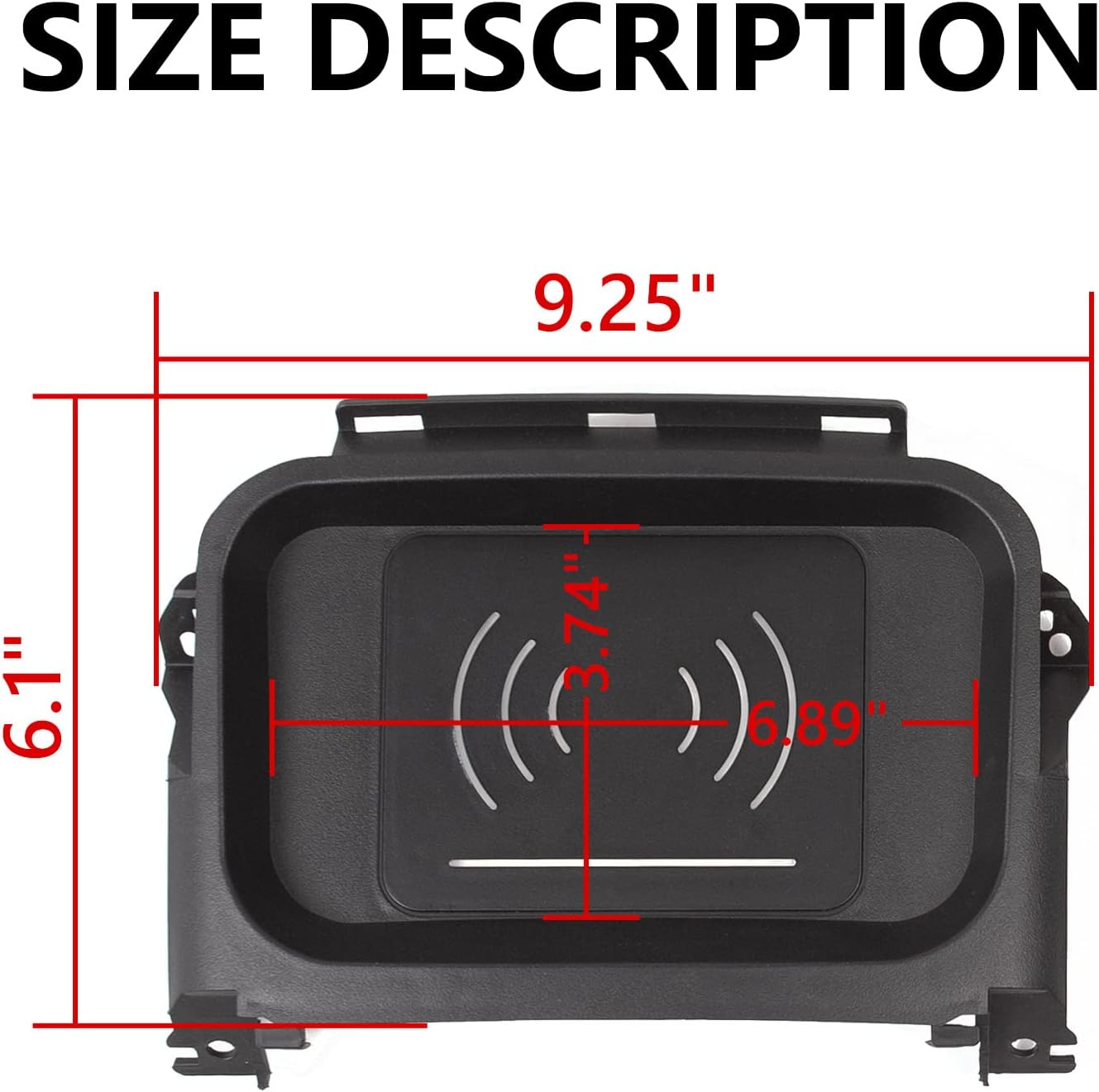 Wireless Charger Tray for Toyota Corolla Pack of 2 I836427