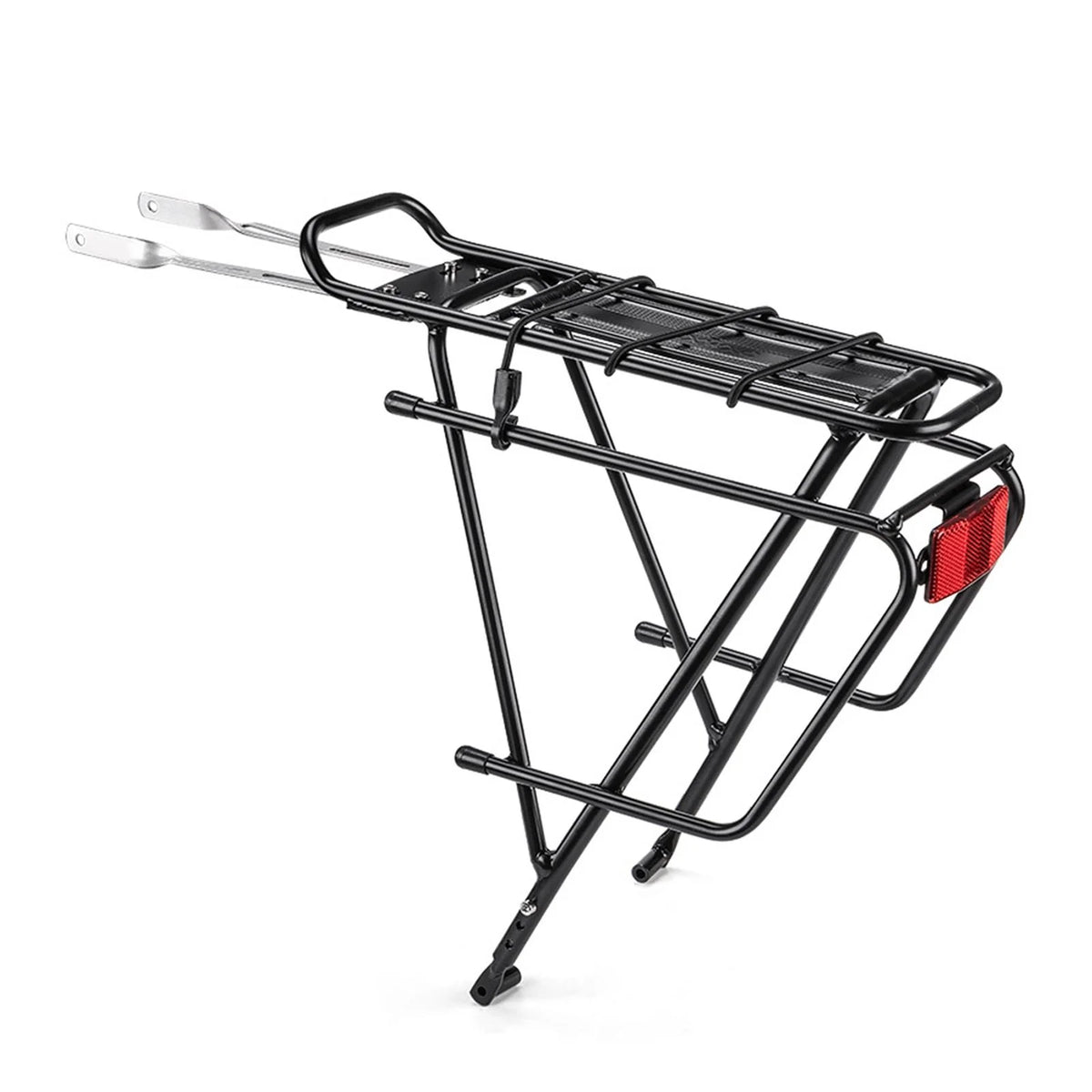 Black Durable Bike Cargo Rear Rack with Reflector A650020
