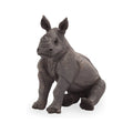 Rhino Baby Sitting Animal Figure H3110