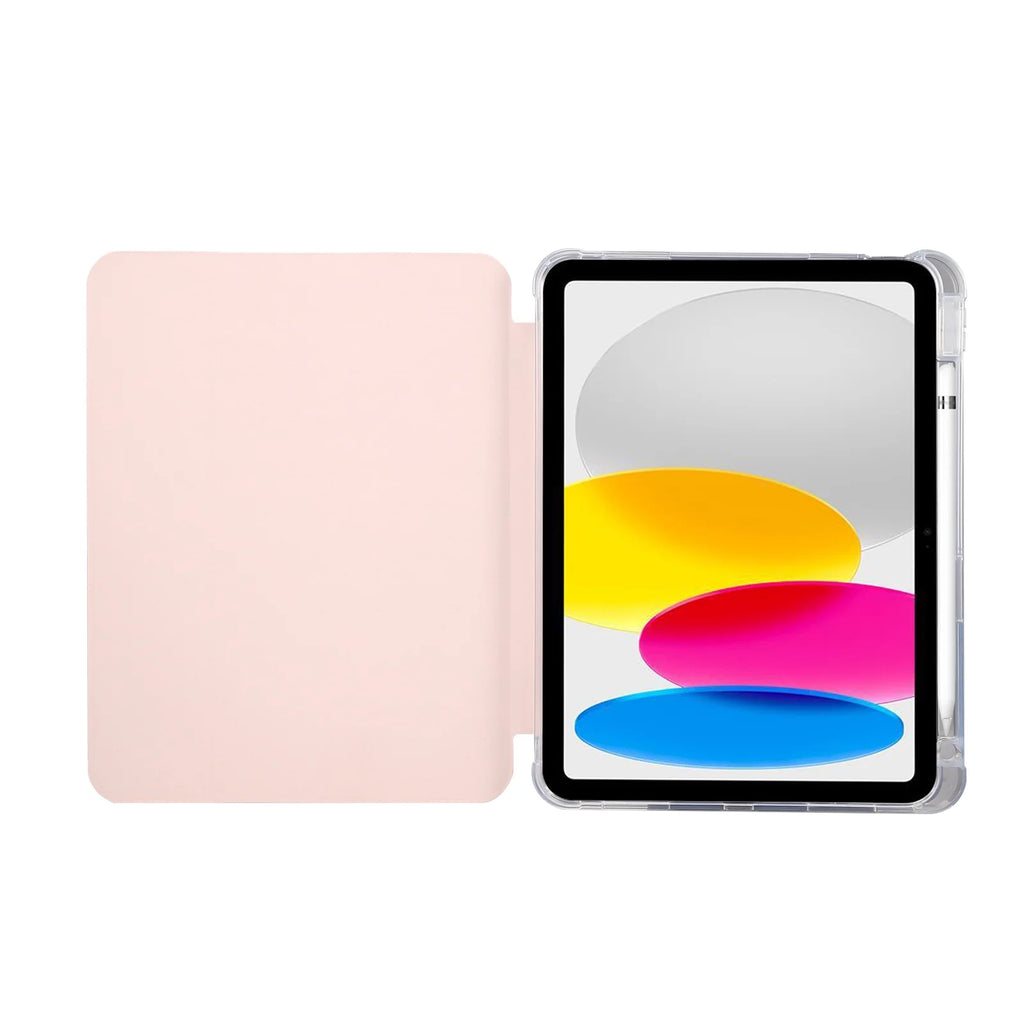Pink Magnetic Shockproof Trifold Stand Case for iPad 10th Generation 10.9-inch O54409