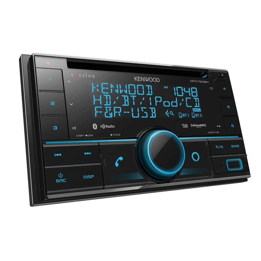 CD Receiver with Bluetooth and HD Radio and Sirius/XM Tuner L123