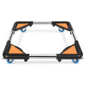 White Adjustable Furniture Dolly with 4 Locking Wheels E79475