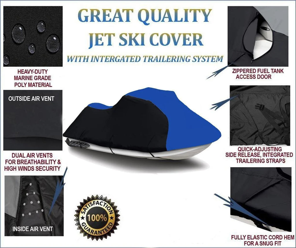 Heavy-Duty 600 Denier Jet Ski PWC Watercraft Cover P97158