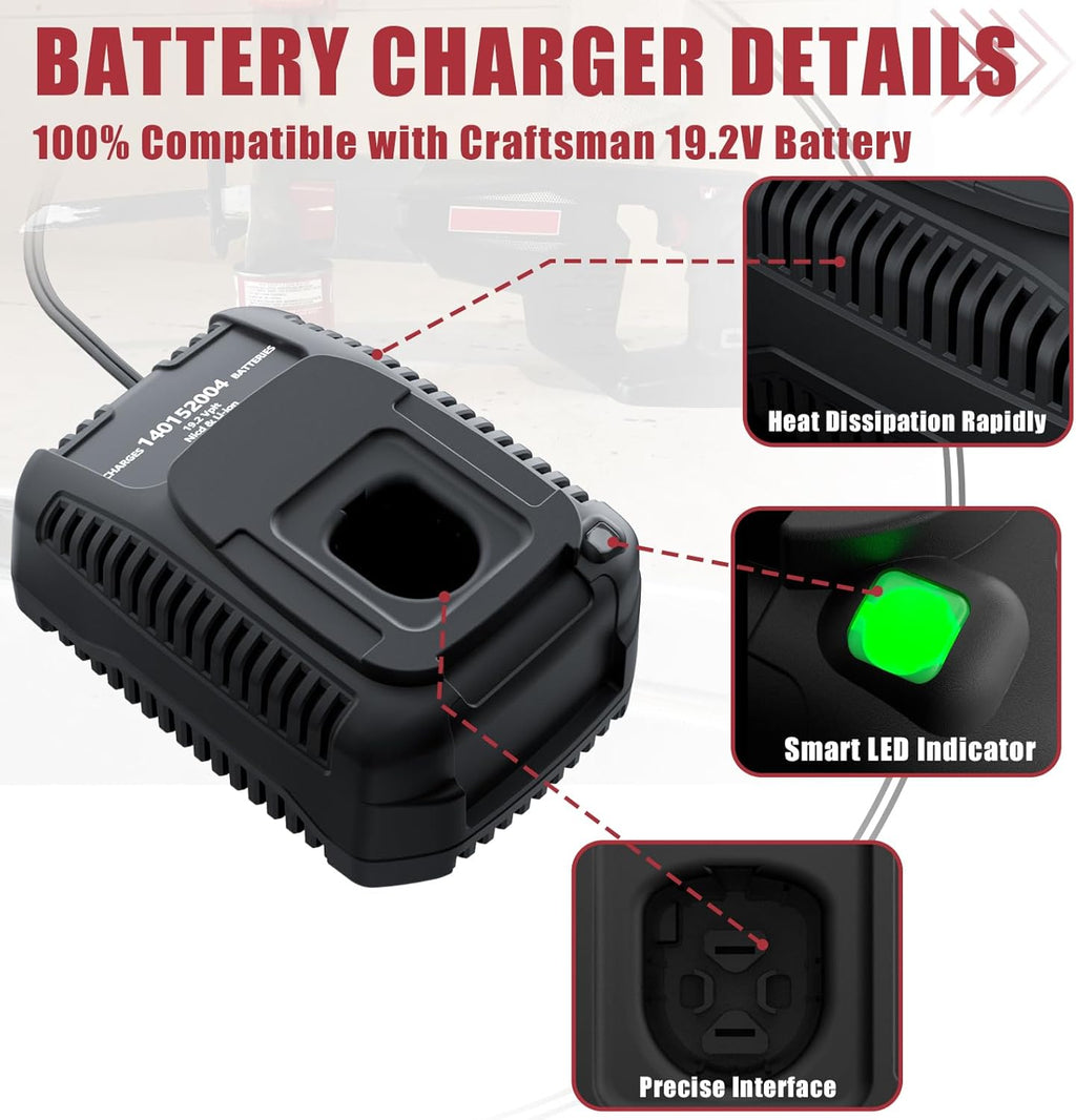 7.0Ah 19.2 Volt Replacement Battery 2Packs J93512