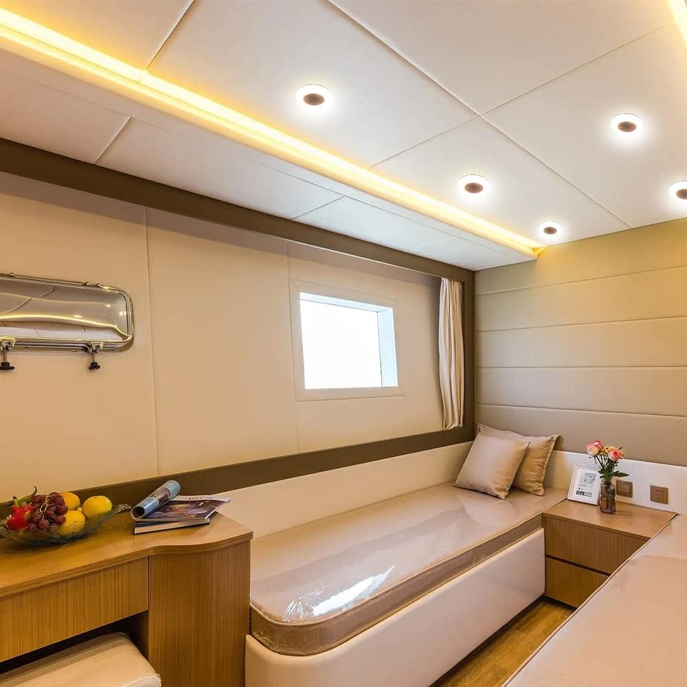 12 Volt LED Ceiling Dome Light, 6 Packs V644