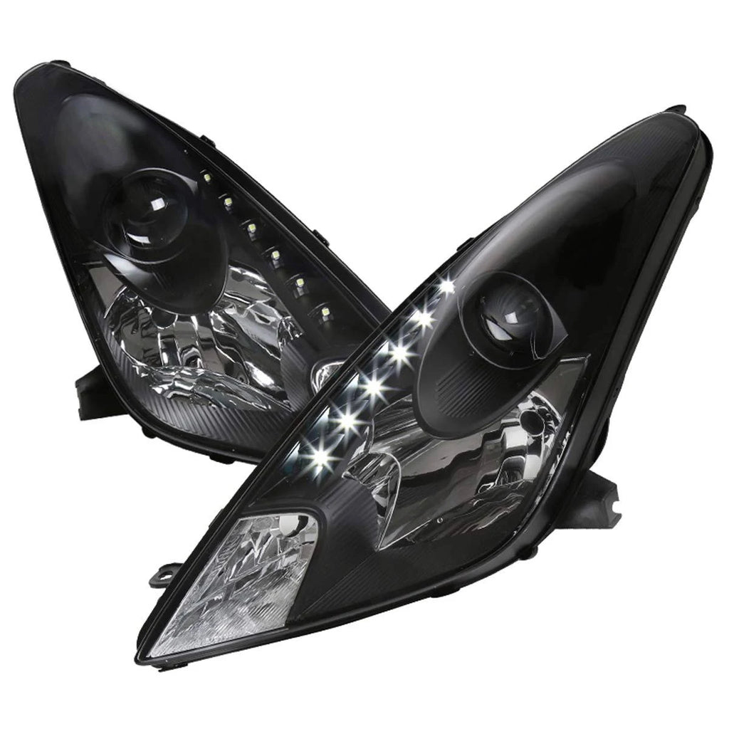 Black Projector Headlight with LED DRL H627263