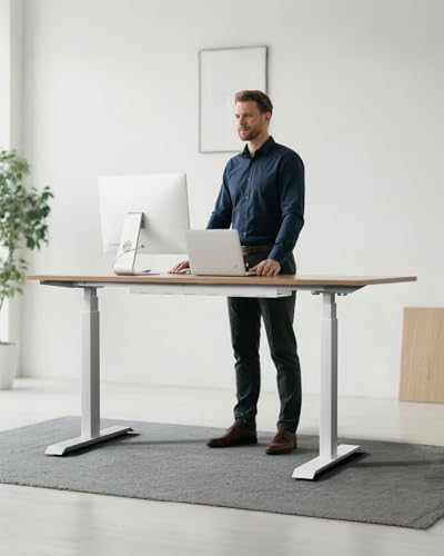 Dual Motor Electric Adjustable Standing Desk Frame S53370