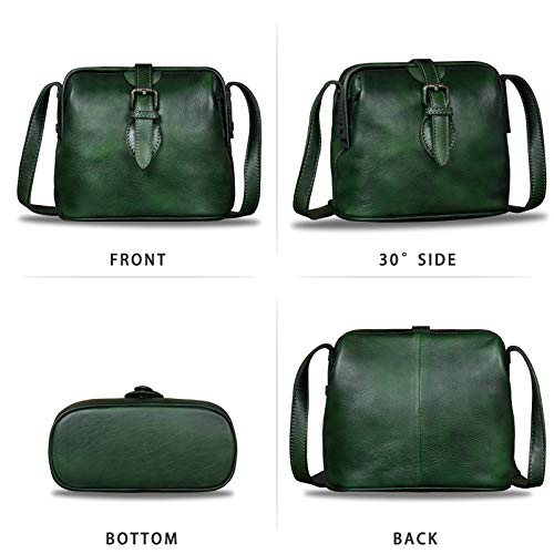 Genuine Leather Crossbody Bag Small Satchel Vintage Mini Purse F954846