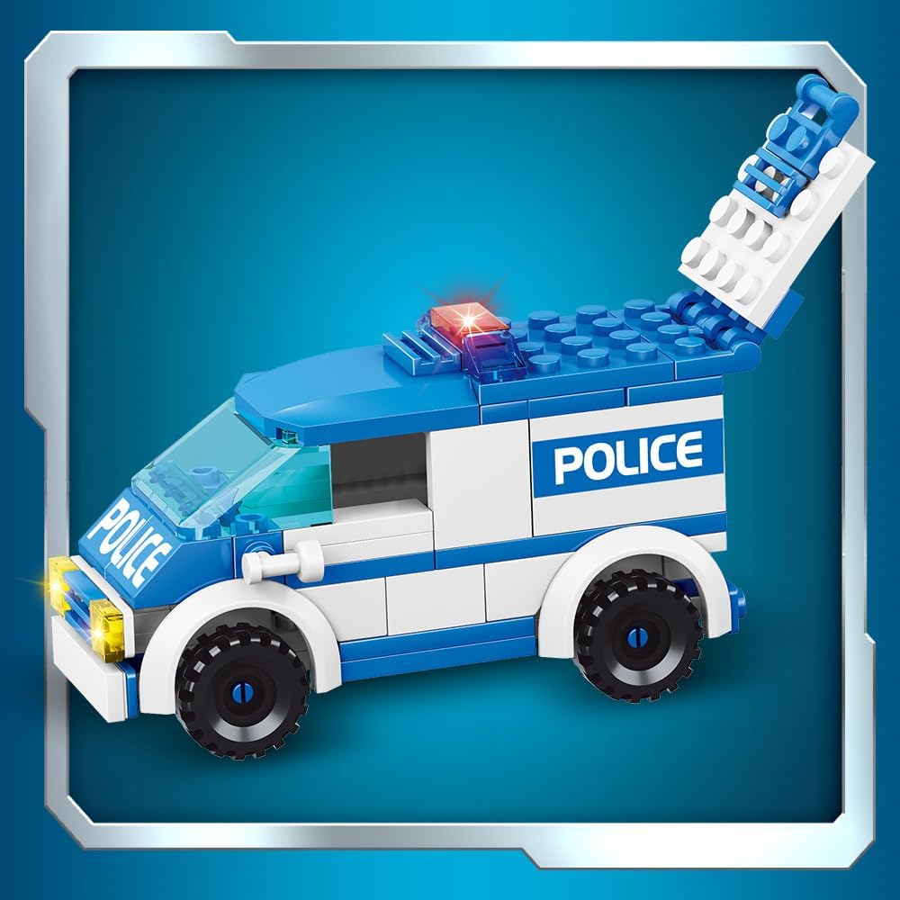 570pcs City Police Building Bricks Kit R537