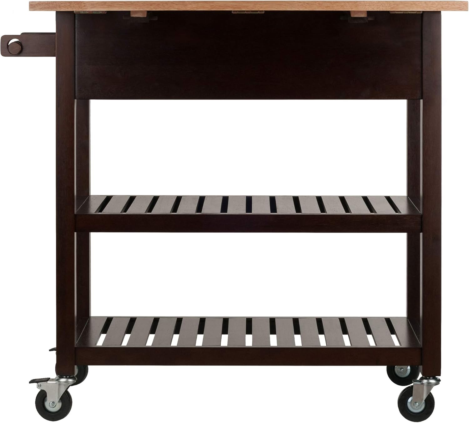 Cappuccino/Natural Kitchen Cart I803