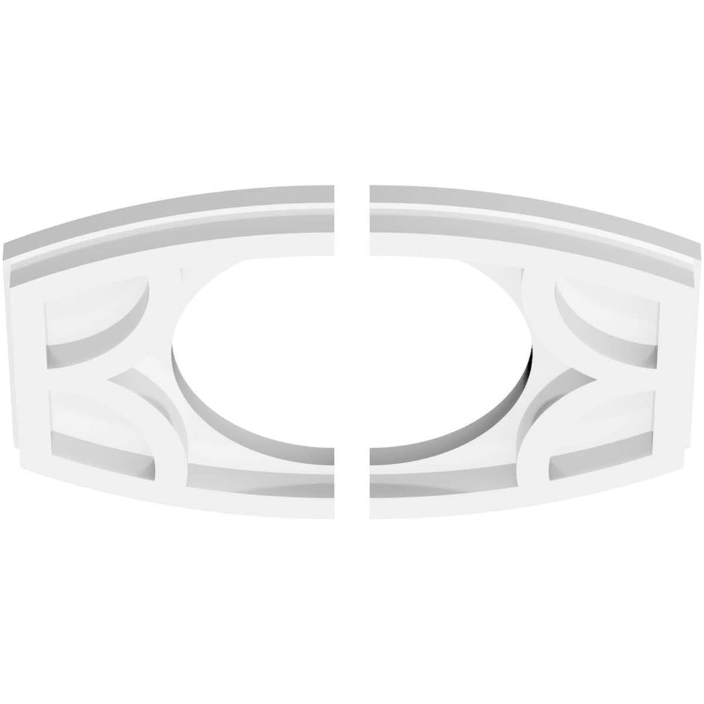 Contemporary PVC Ceiling Medallion Two Piece D444