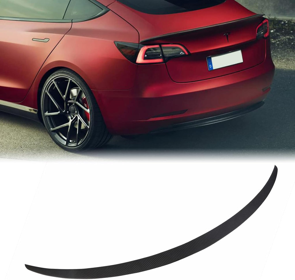 Matte Black Rear Trunk Spoiler for Tesla Model 3 U805
