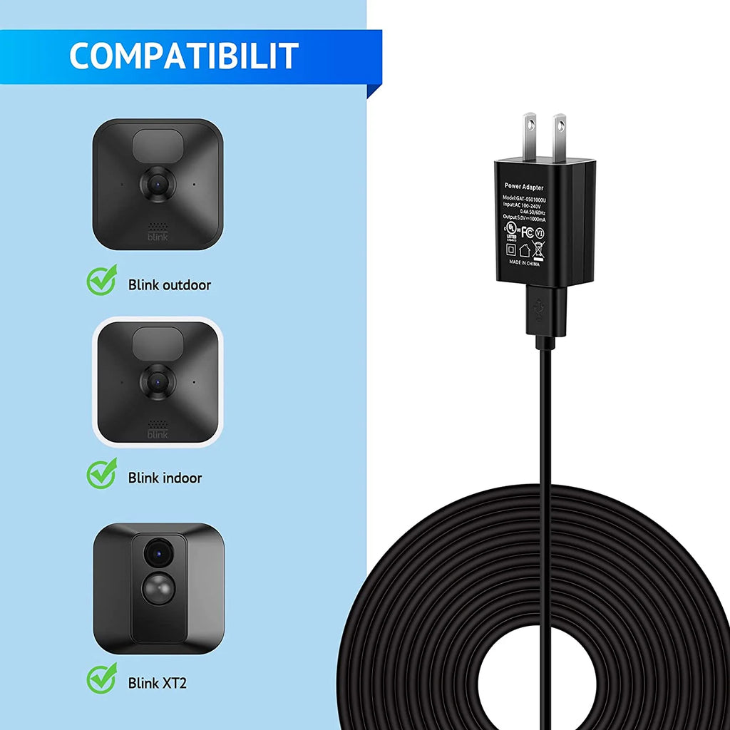 16ft Weatherproof Power Cord Power Adapter P8150