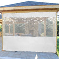 Clear PVC Rain Cloth Tarp Tarpaulin Awning Canopy Patio Enclosure Waterproof Curtain P275