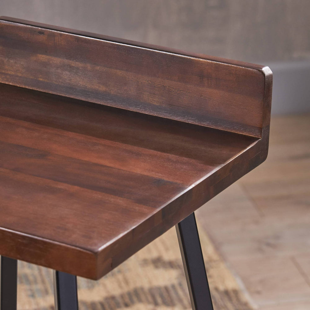 Dark Brown Bar Stool Set of 2 K806