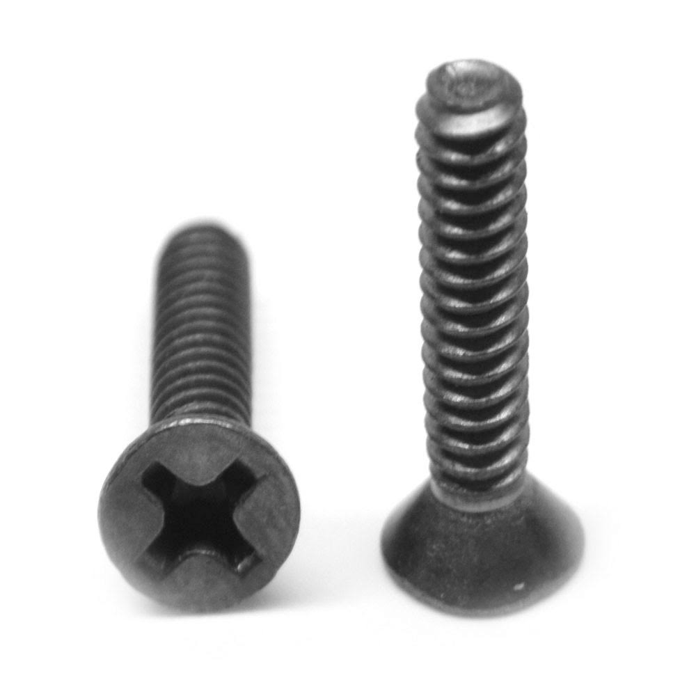 Black Oxide #4-40 x 1/4 Coarse Thread Machine Screw Y17937