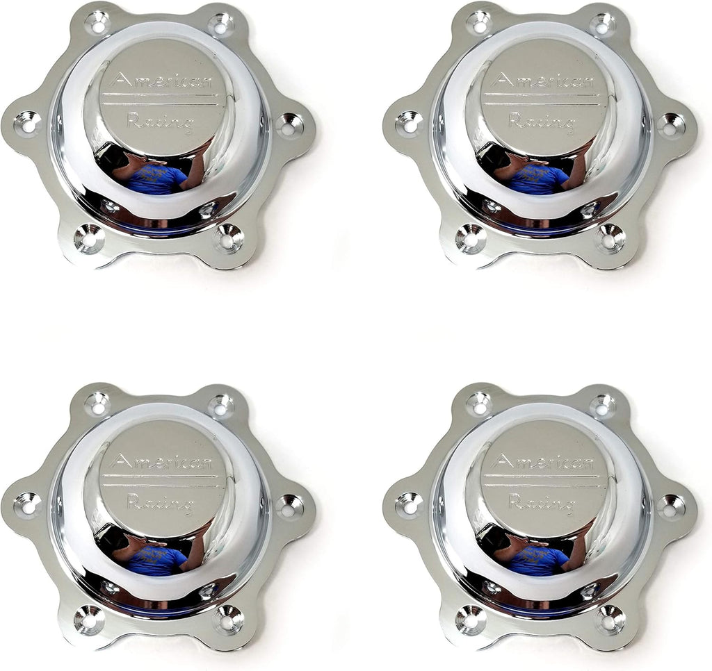 Chrome Wheel Center Hub Caps 4-5/8OD for 6x5.5 V561100