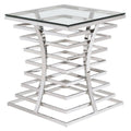 Modern Square Glass End Table R584571