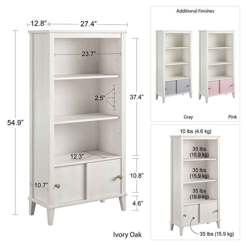 White Bookcase H8878