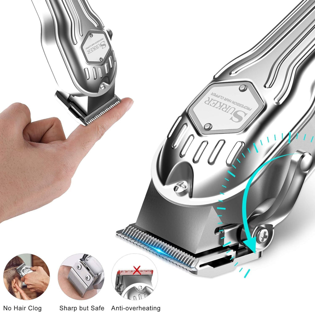 Mens Hair Clippers Cord Cordless Hair Trimmer Professional Haircut Kit T18160