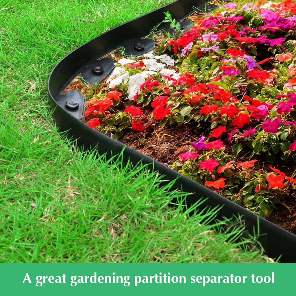 33FT No Dig Landscape Edging Border Kit with 40 Spikes C385
