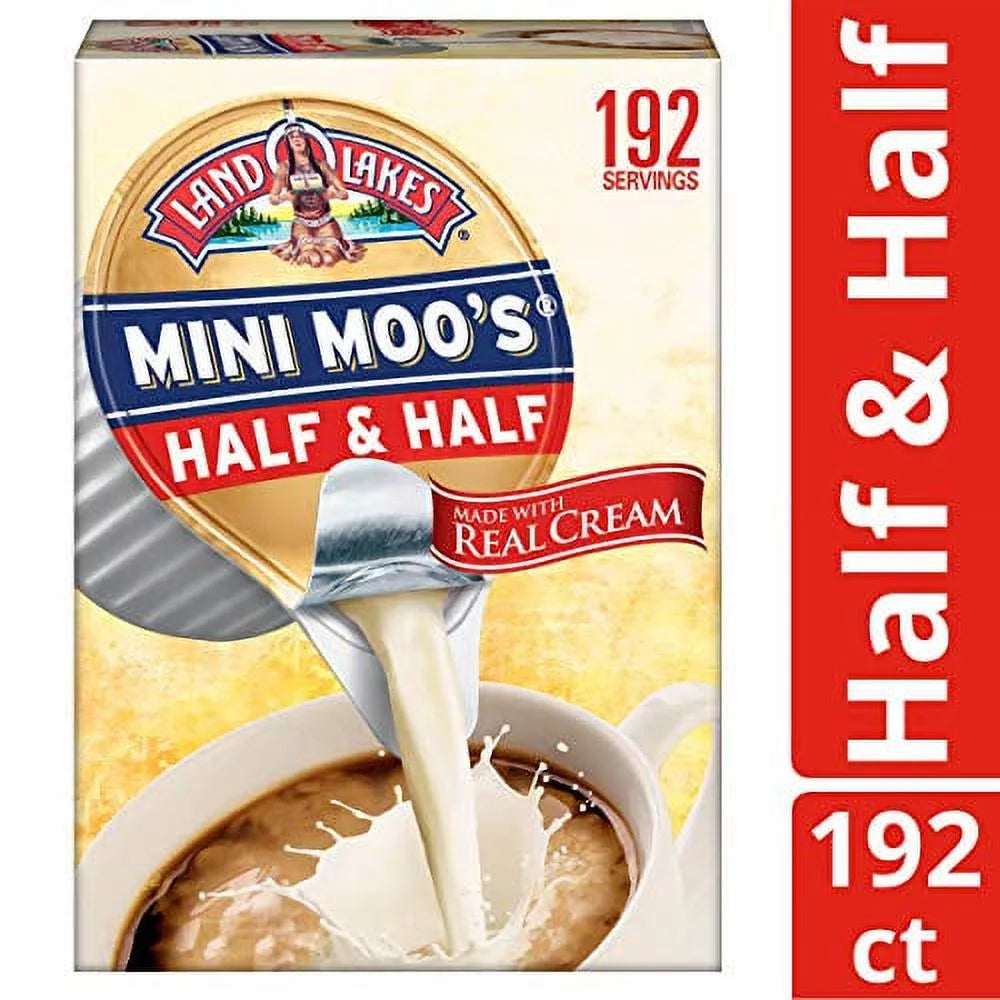 Mini Moos Creamer Half & Half Cups 192 Count 54 Fl Oz U786