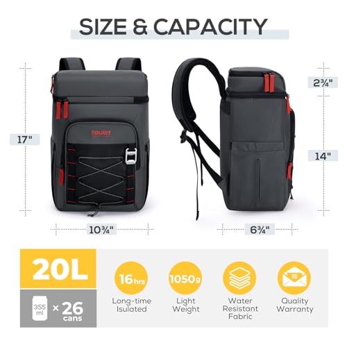 Backpack Cooler Insulated 30 Can Thermal Bag W4828