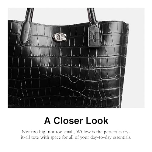 Embossed Croc Willow Tote O935