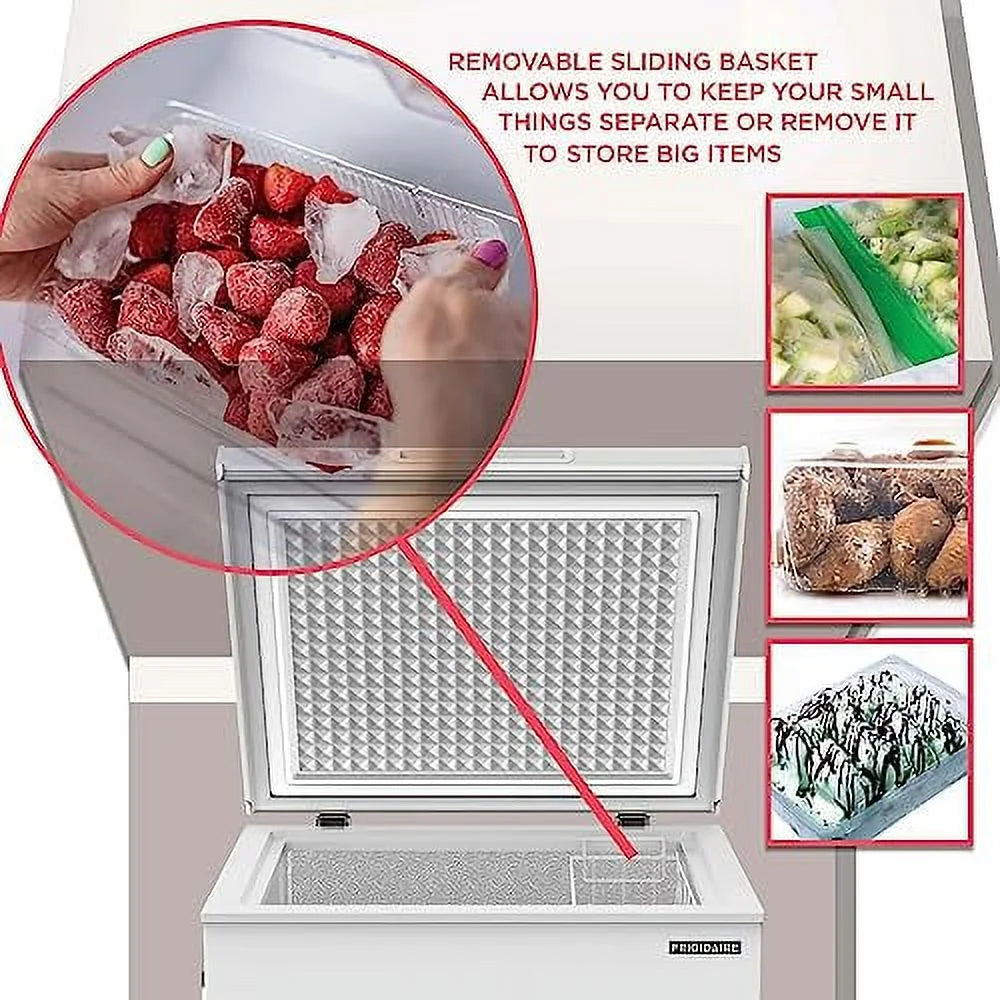 White 7.0 Cu. ft. Chest Freezer A525