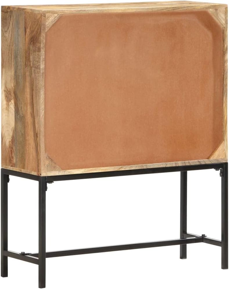 Solid Mango Wood Highboard 31.5"x11.8"x39.4" T45791