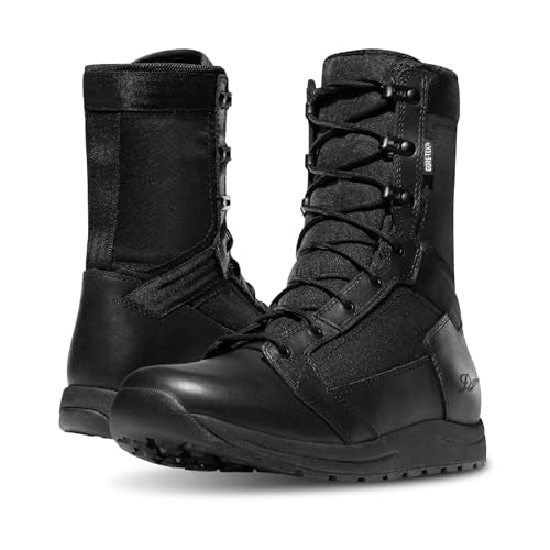 8" Waterproof Full-Grain Leather & 500D Nylon Tactical Boots F123269