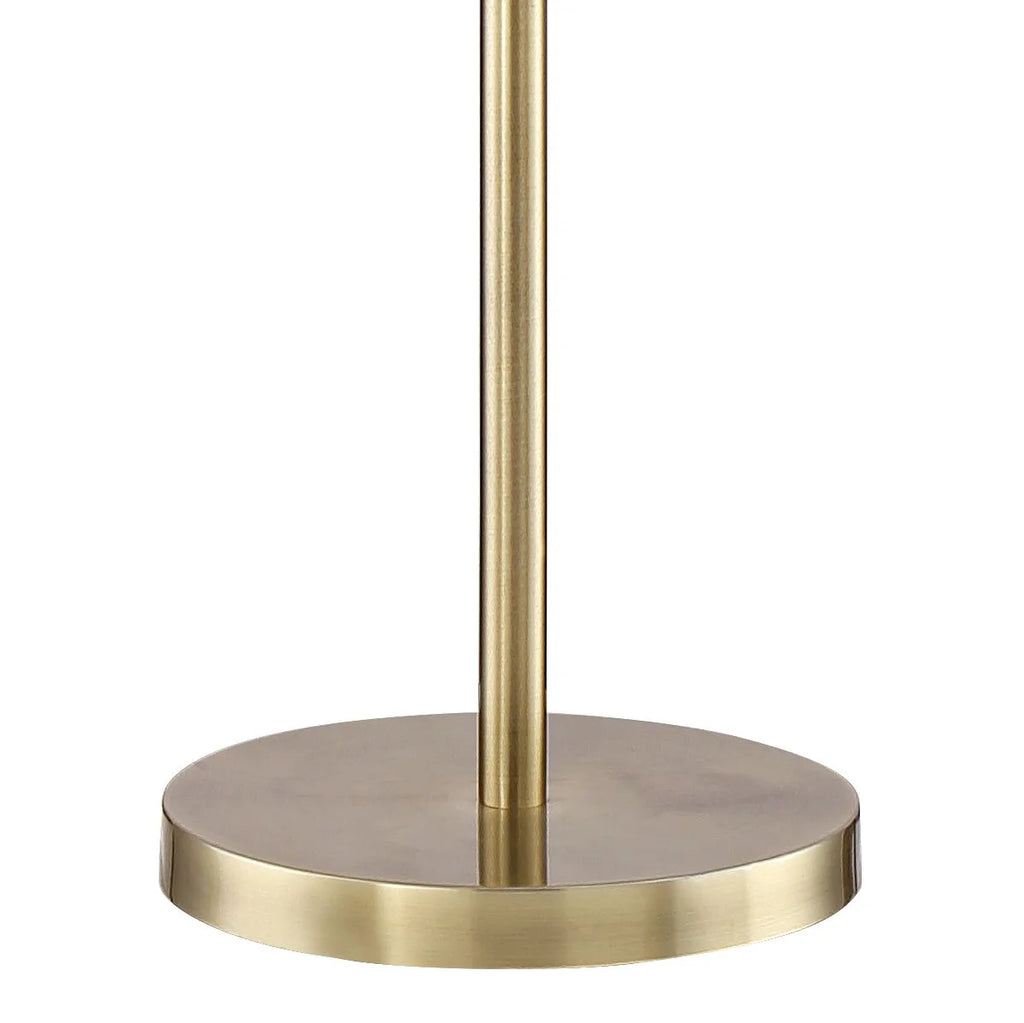 Aged Brass 3 Light Adjustable Dome Shade Floor Lamp S193