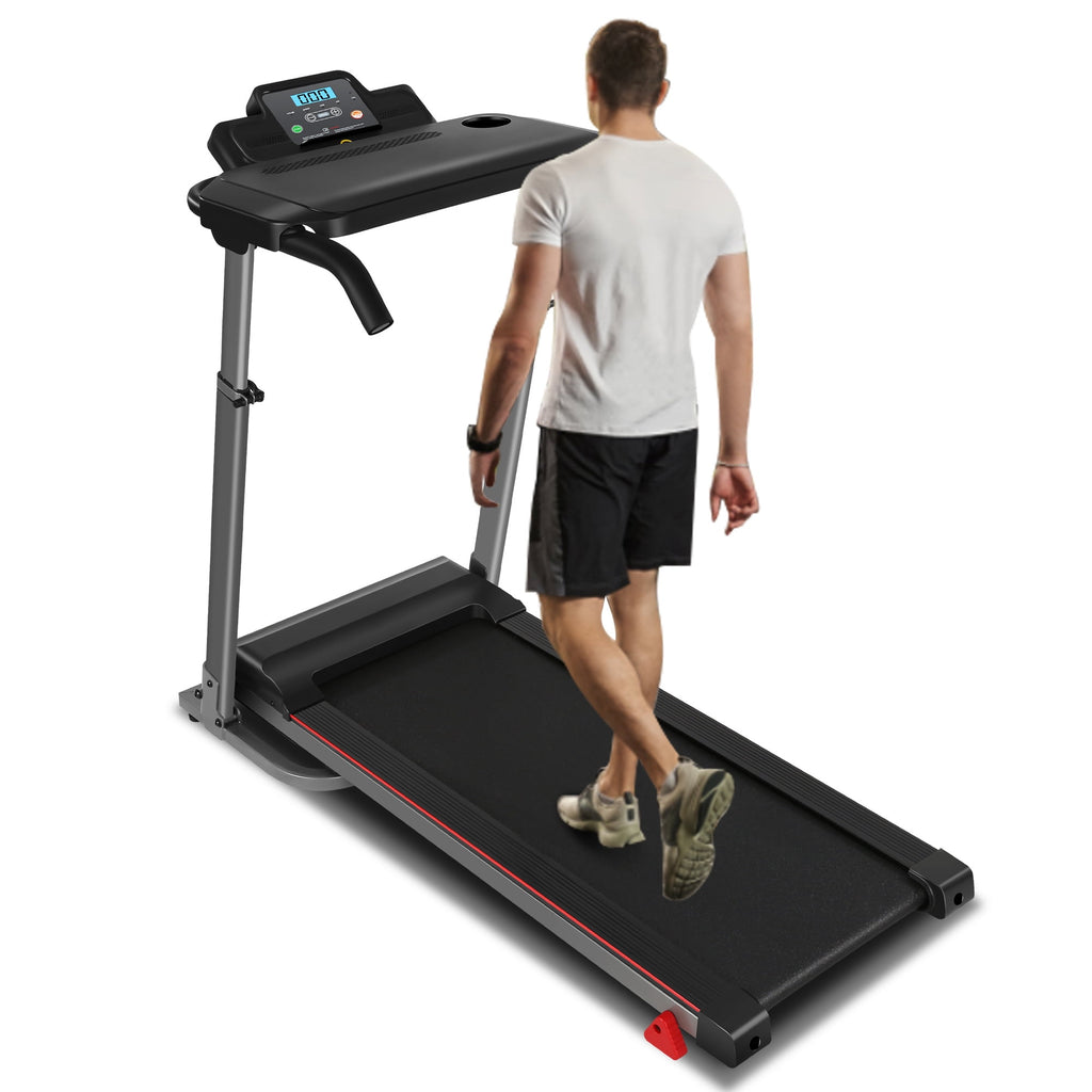 2.5 HP Portable Folding Treadmill with Incline（Gray） B769325