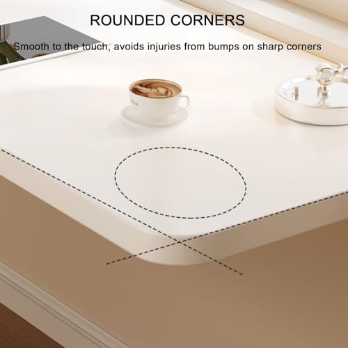 White 30 * 60cm Folding Wall-Mounted Drop-Leaf Table N24951
