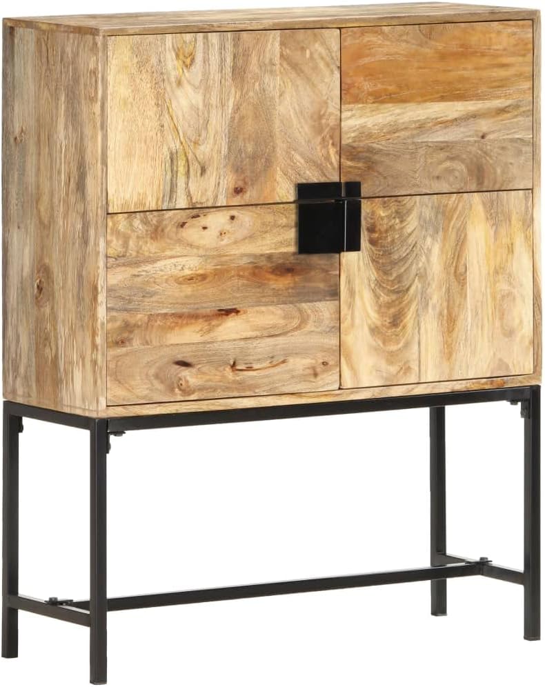 Solid Mango Wood Highboard 31.5"x11.8"x39.4" T45791