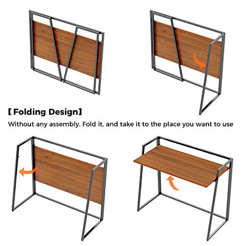Black Small Folding Desk H7673
