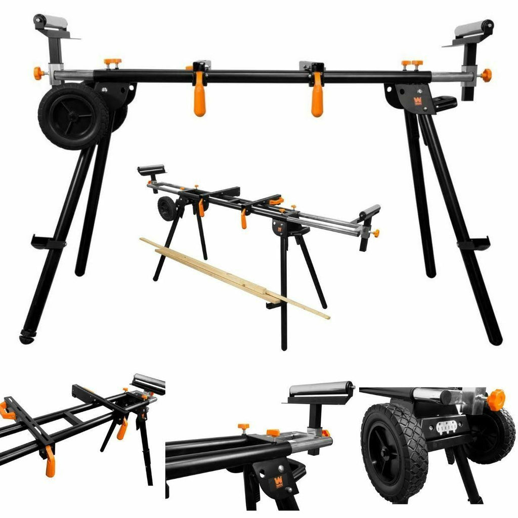 Collapsible Rolling Miter Saw Stand L86639