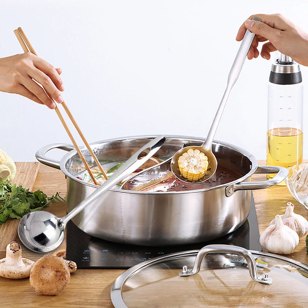 Stainless Steel Shabu Hot Pot Compatible Pot N84711
