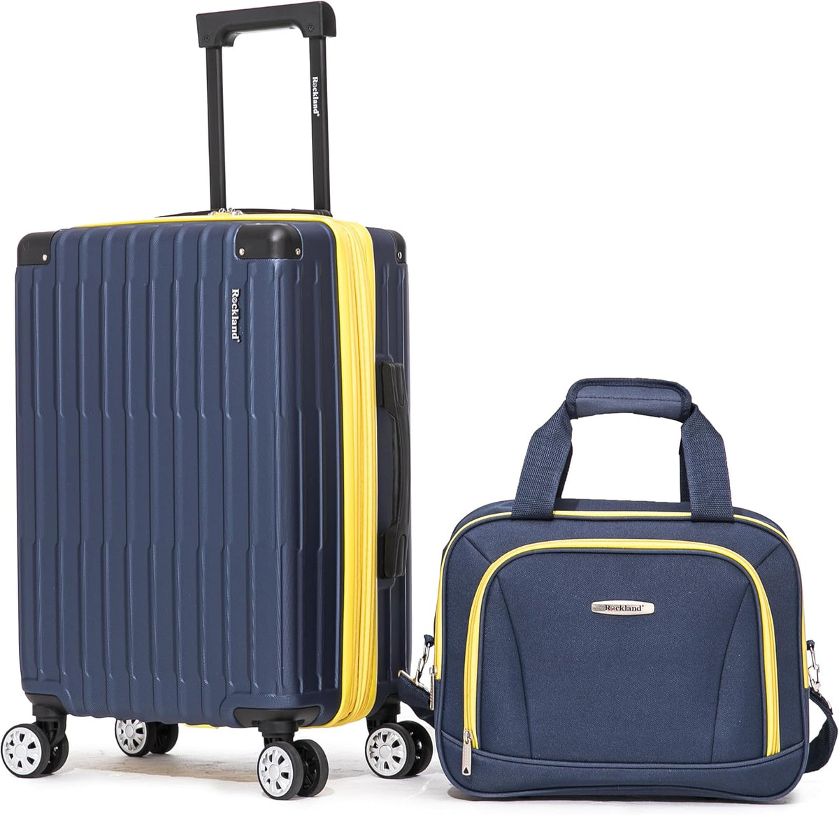 Navy Hardside Spinner Carry On Luggage Set S352170
