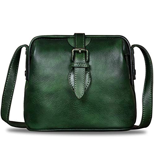 Genuine Leather Crossbody Bag Small Satchel Vintage Mini Purse F954846