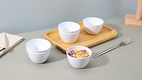 Blue and White Floral Melamine Mixing Bowl Set of 10 with Lid T9348