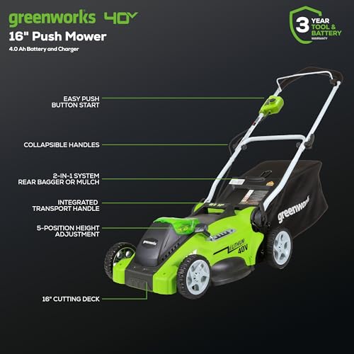 40V 21" Brushless Cordless Self-Propelled Lawn Mower with 5.0Ah Battery and Charger K4528