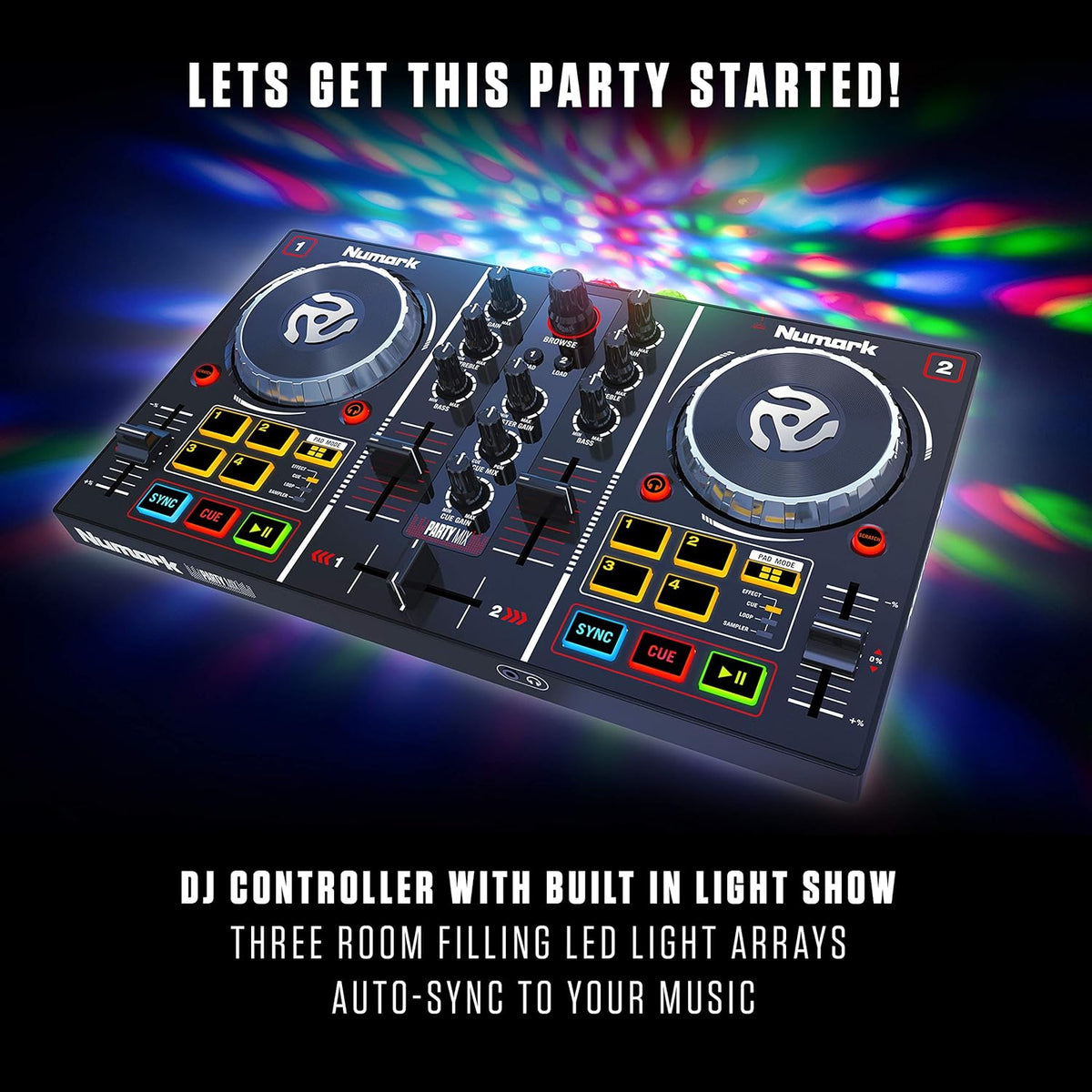 DJ Controller Set with 2 Decks K823