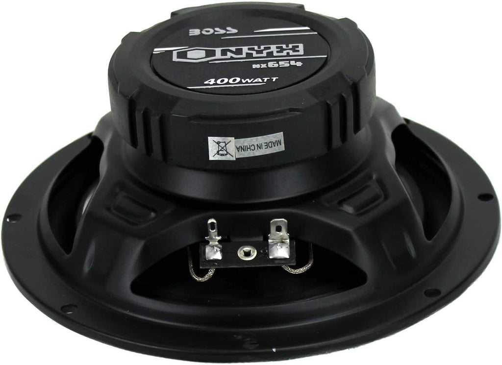 6.5" 4-Way Car Audio Coaxial Speakers, Black (6 Speakers) Q390