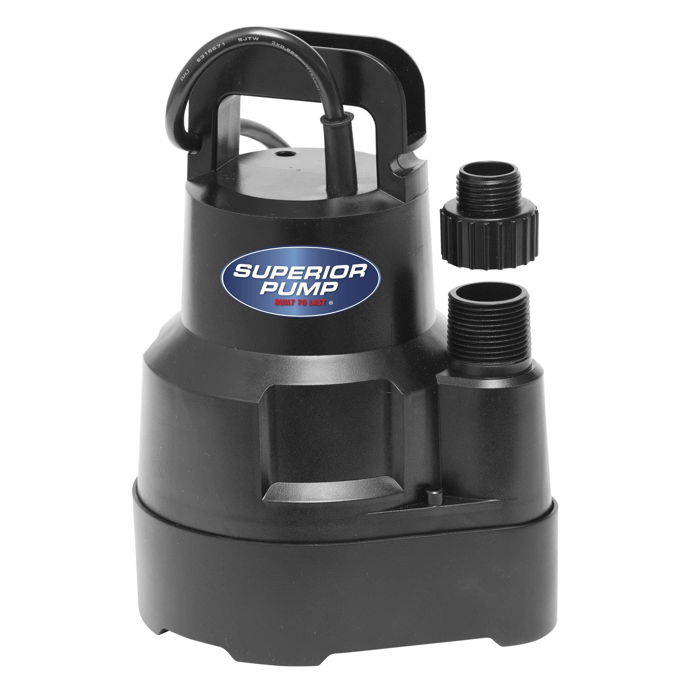 1/4 HP Submersible Thermoplastic Utility Pump Y119761