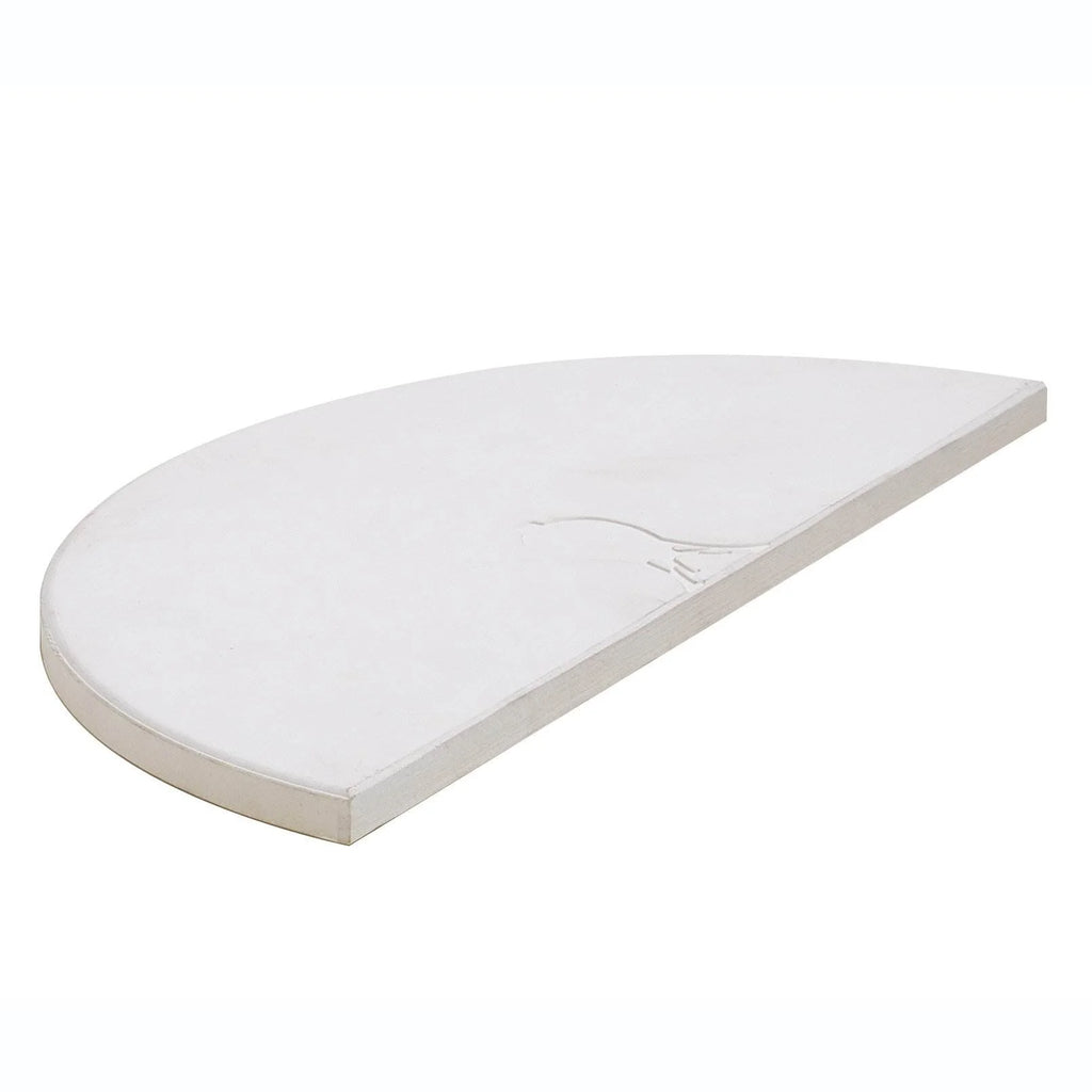 2 Pack Half Moon Heat Deflector Plate Stone Cooking Rack J48670