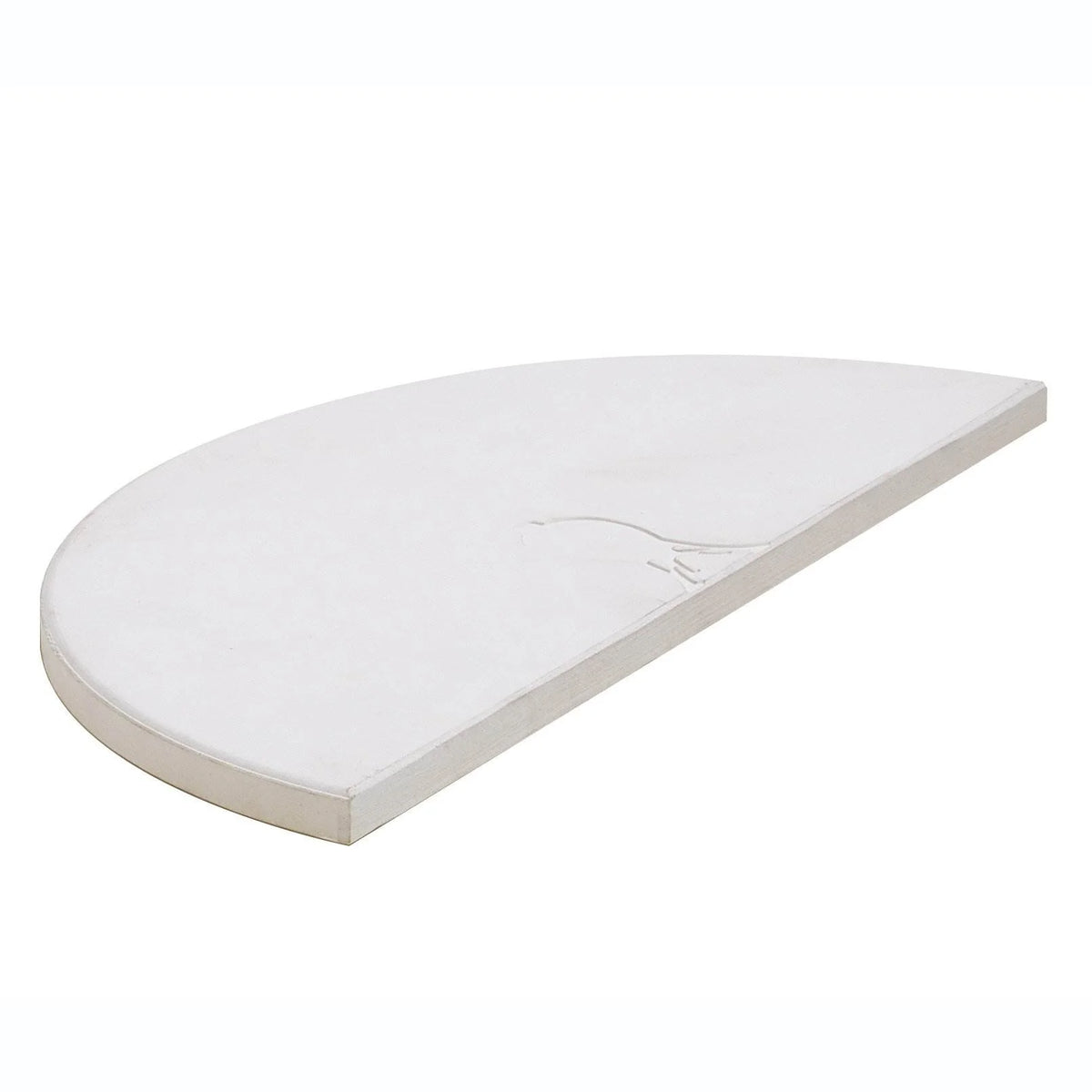 2 Pack Half Moon Heat Deflector Plate Stone Cooking Rack J48670